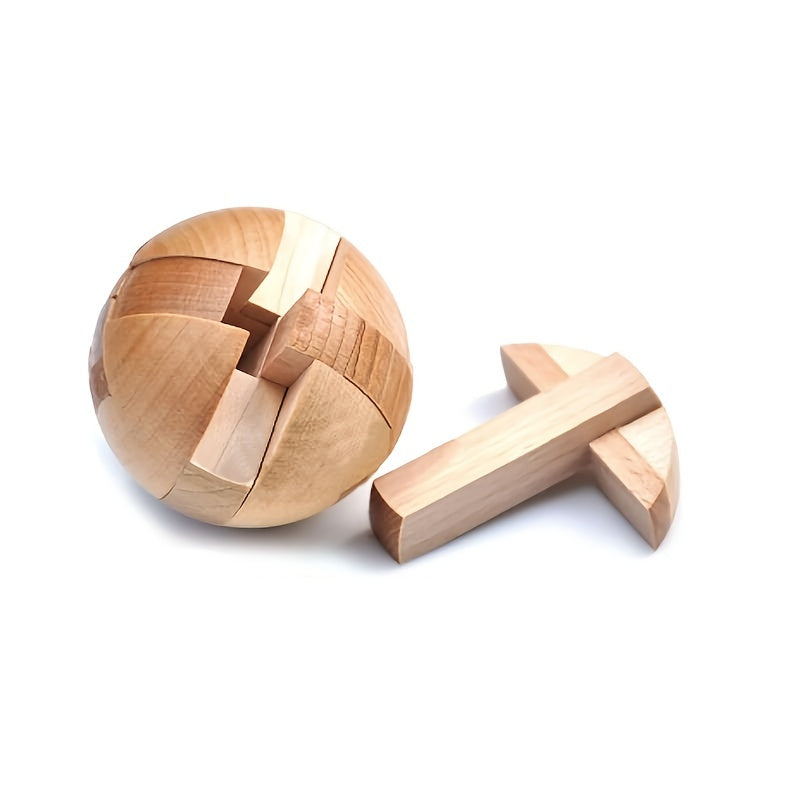 Holzpuzzle-Herausforderung – Gemeinsam Lernen und Spielen