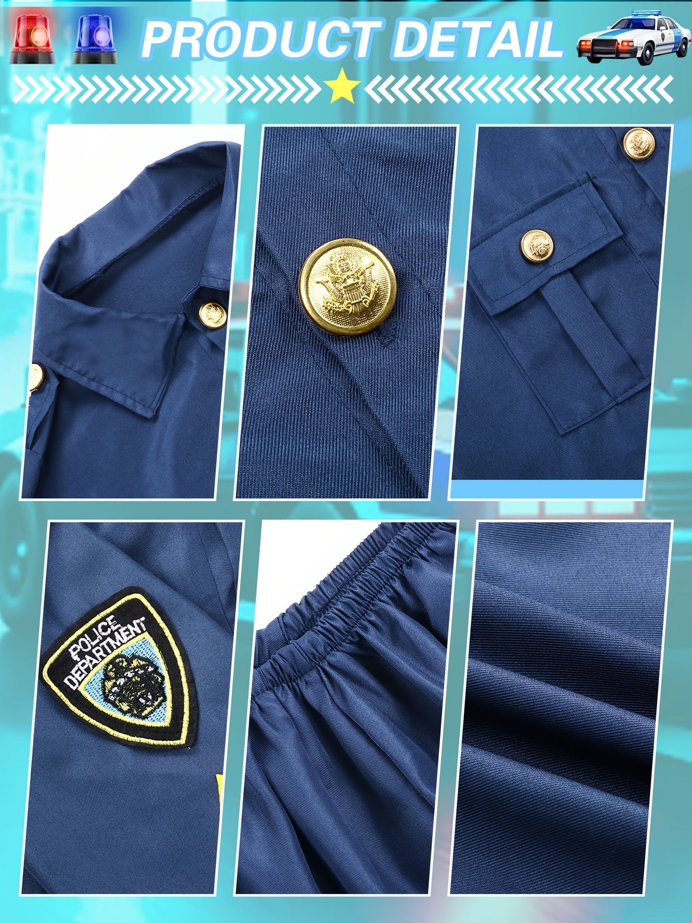 Tapferes Polizei-Outfit – Für kleine Helden