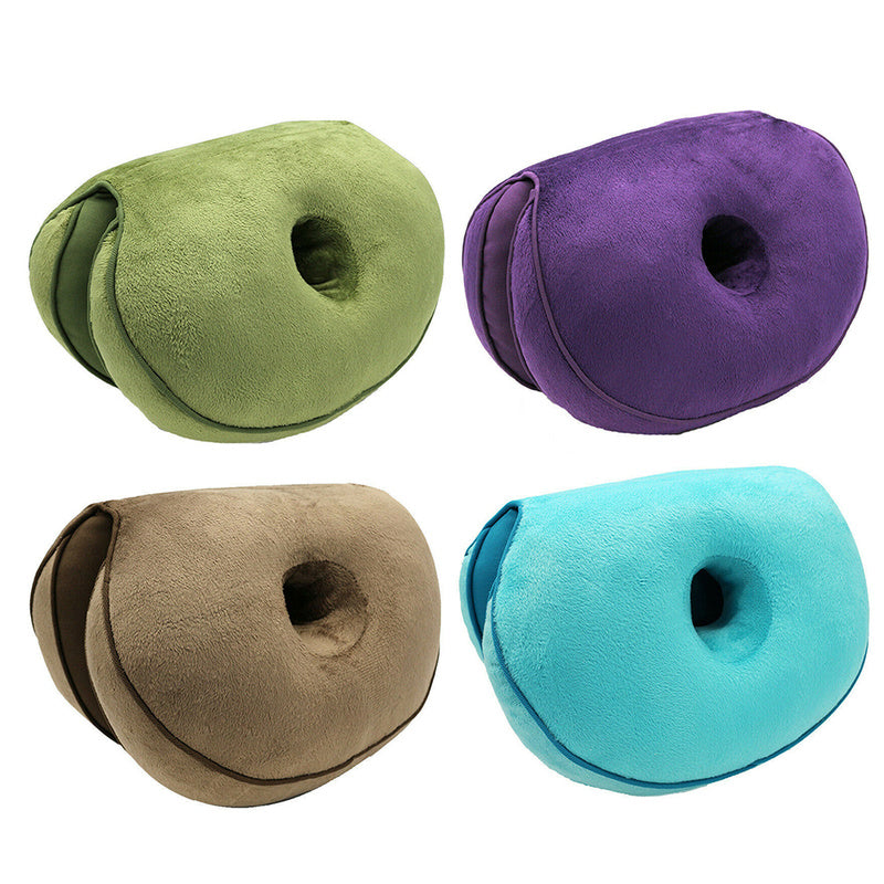 DualComfort Sitzkissen – Ergonomische Unterstützung für Rücken und Hüften