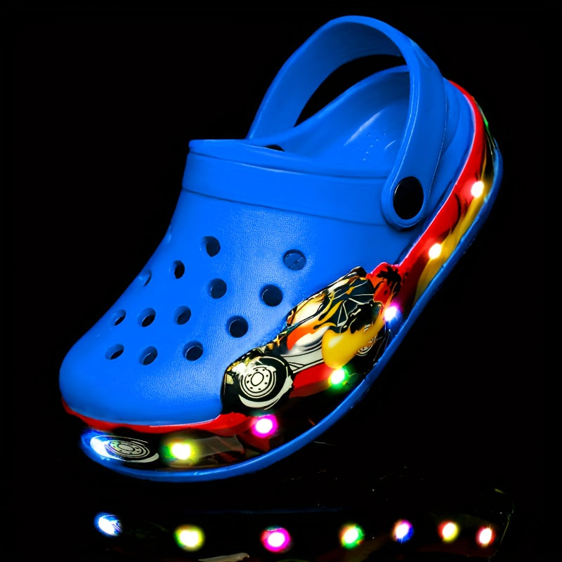 Leuchtende Clogs für Kinder – Atmungsaktive und rutschfeste Schuhe