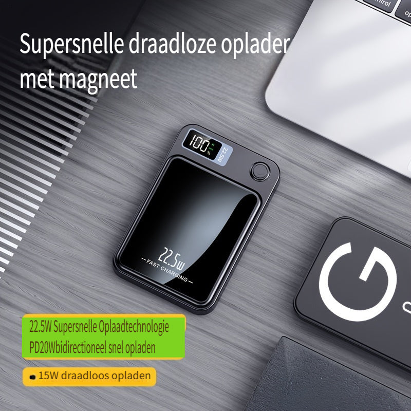 Magnetische Powerbank – Ultradünn mit Superschneller Drahtloser Ladetechnologie