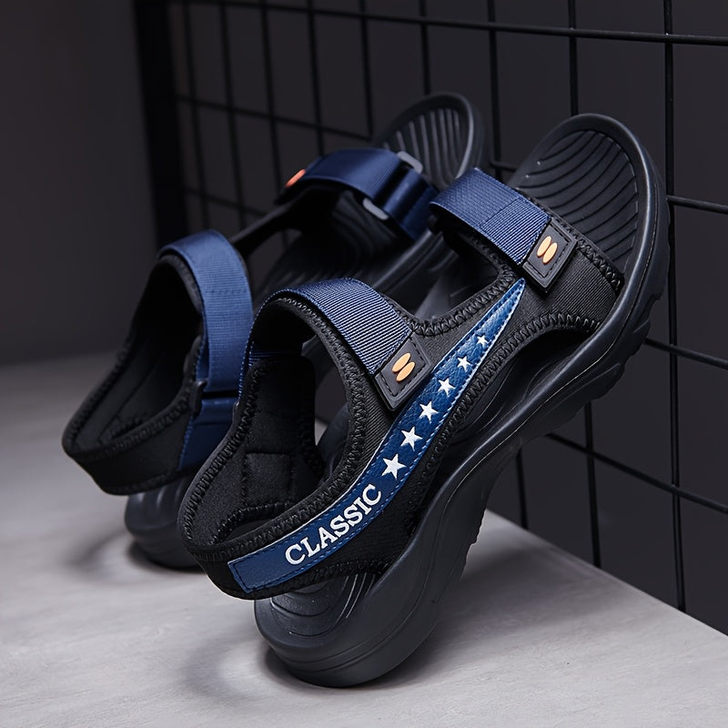 Herren Klassische Sport Sandalen – Bequeme EVA-Sohle mit Verstellbaren Riemen