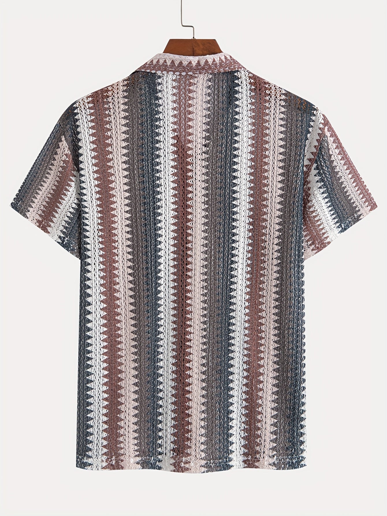 Herren Sommer Casual Kurzarmshirt – Gewebter Stoff für einen Frischen Look