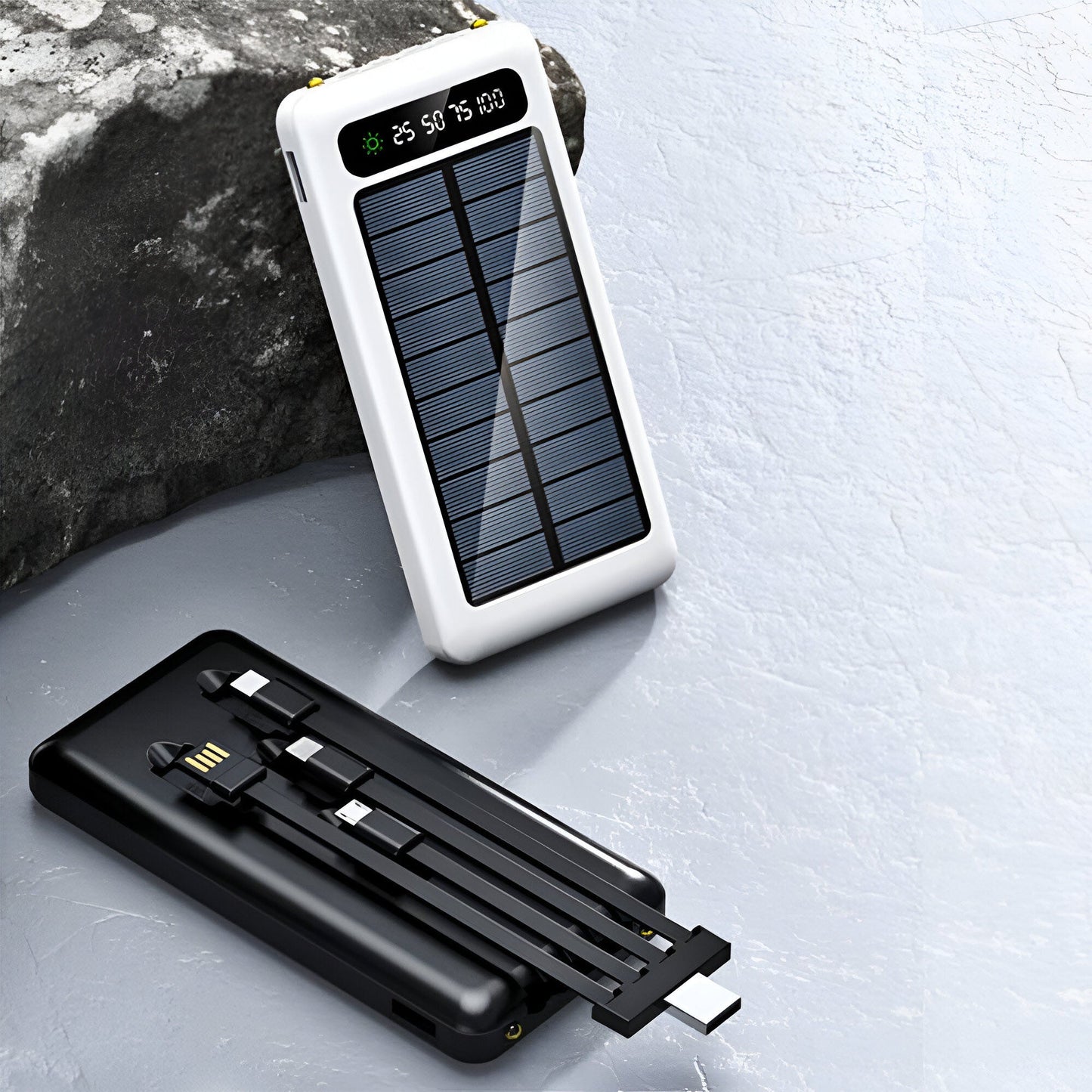Hochleistungs-Solar-Powerbank mit 20.000mAh – Schnelles und Dual-Laden