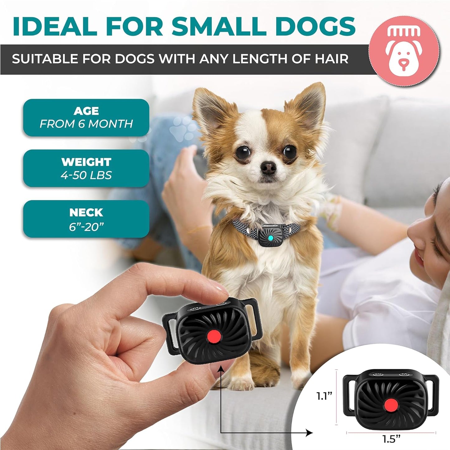 CalmPet Anti-Bell Halsband – Komfortabel und Stressfrei