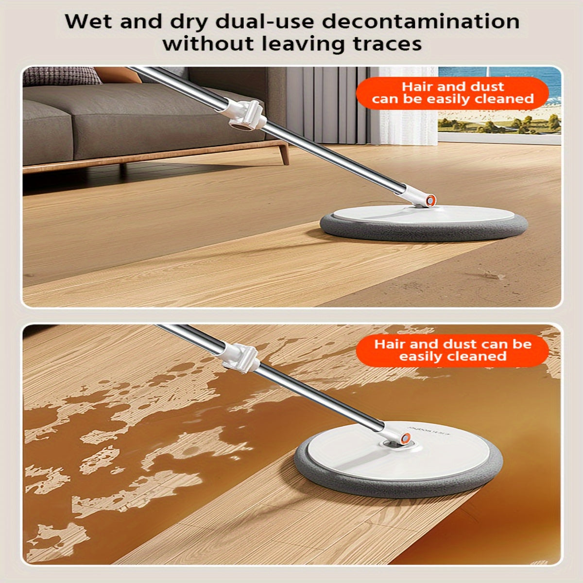 FlexiClean Spin Mop Set – Handsfree, Verstellbar und Effizientes Reinigen