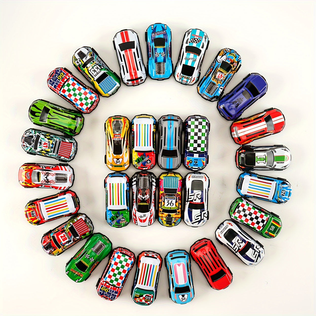 Dynamisches Spielzeug-Auto-Set mit 50 Autos und Aufbewahrungsbox – Perfektes Geschenk für Kinder