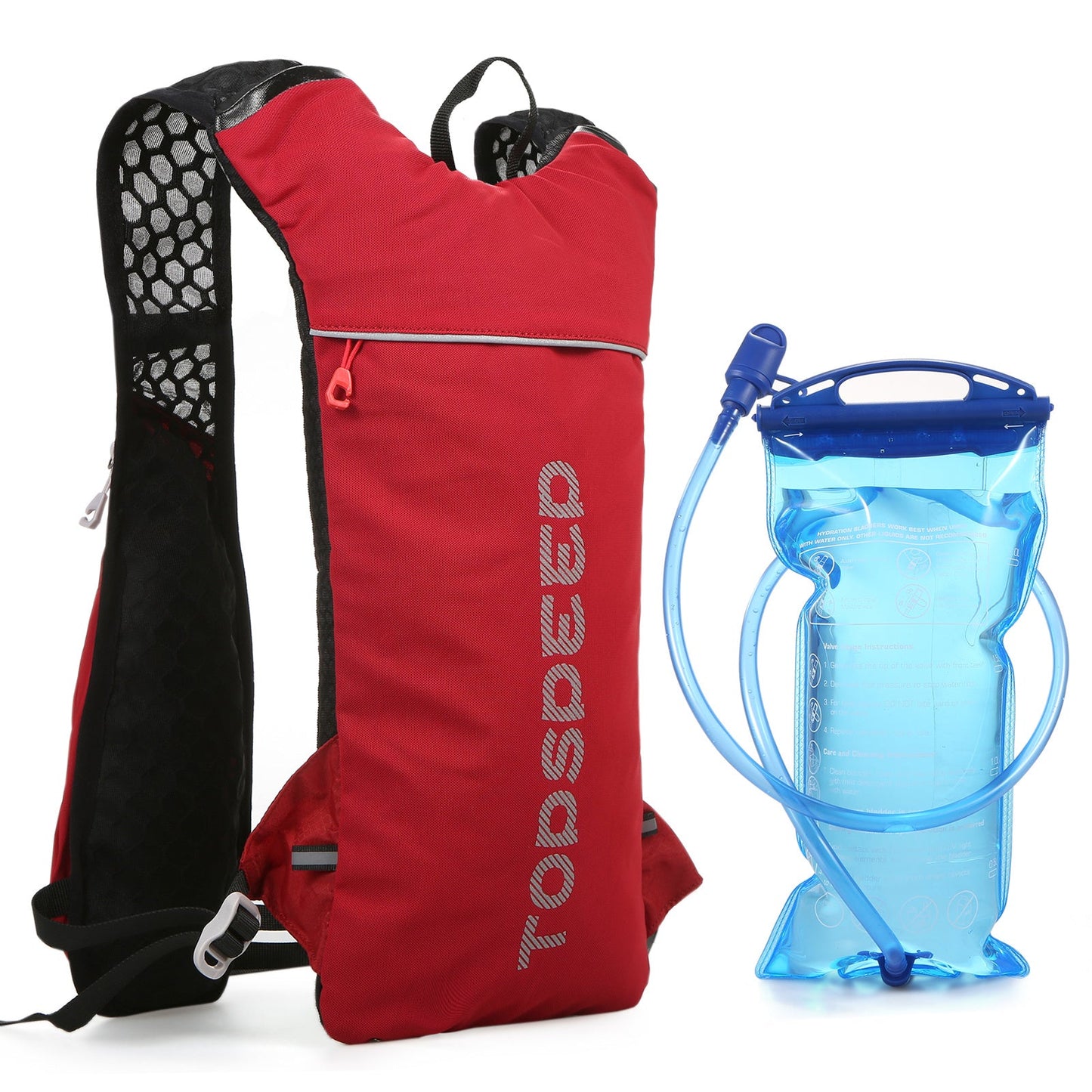 HydroPack Leichter Hydrationsrucksack – 2L Wasserreservoir für Laufen, Radfahren & Wandern