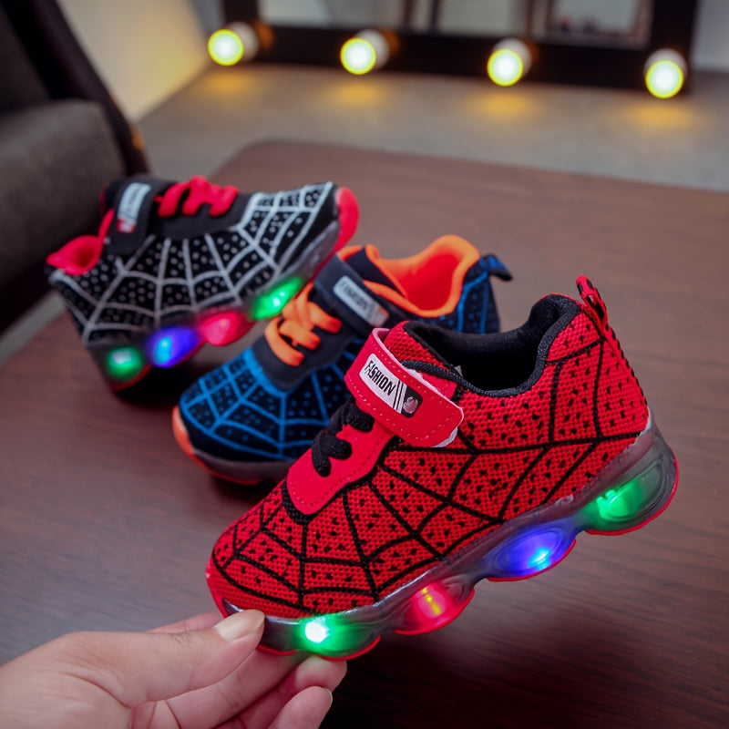 Spider-Man Sneakers mit LED – Abenteuer in jedem Schritt für dein Kind