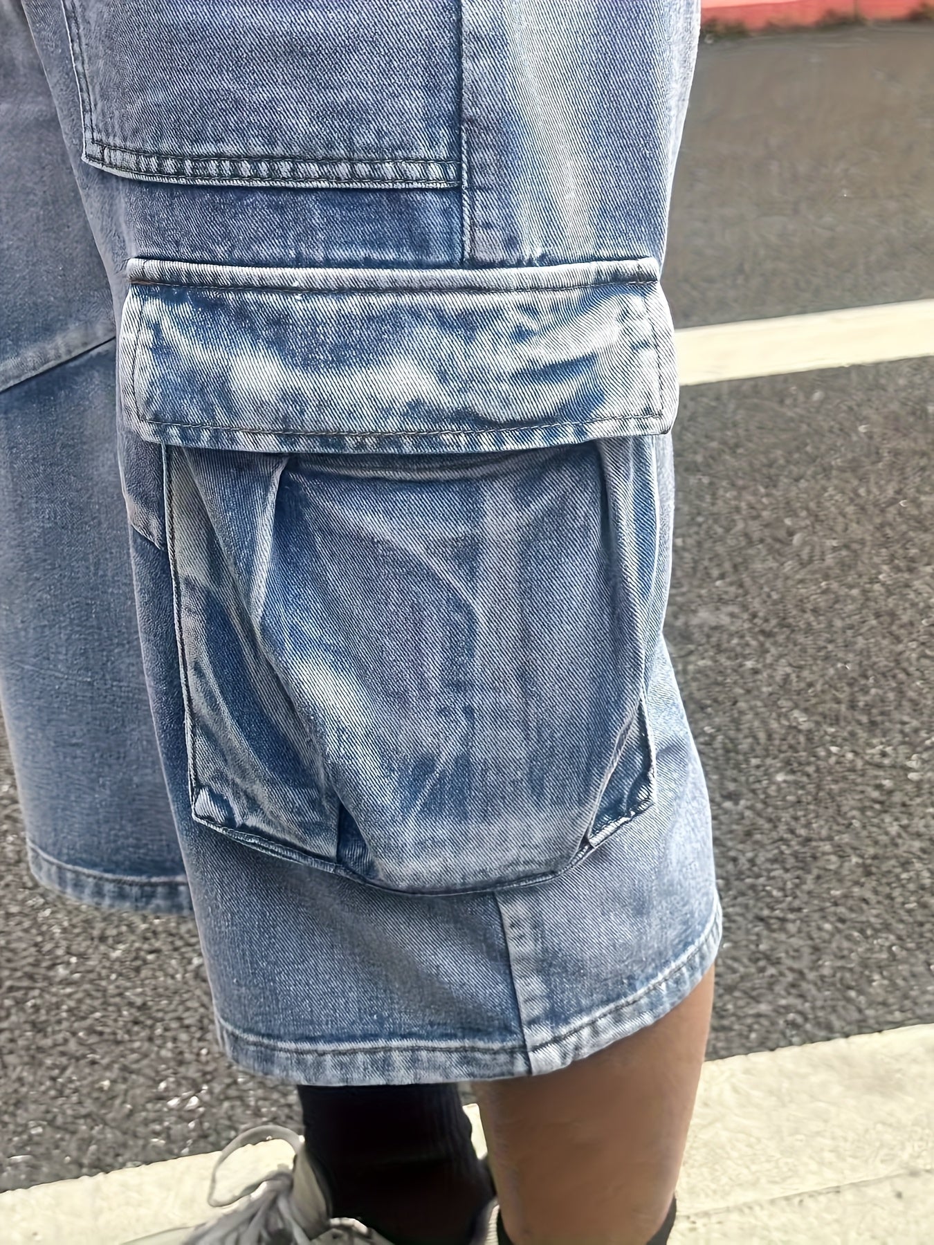 Lässige Herren Shorts Denim Cargo – Robust und Praktisch für den Alltag