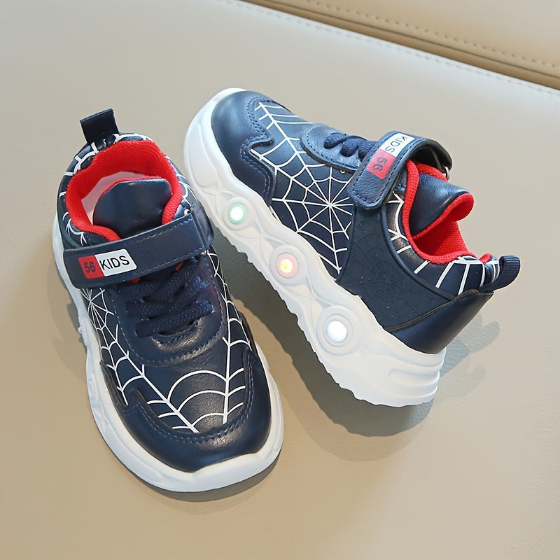 Spider-Net LED Sneakers - Für Abenteuerlustige Kinder