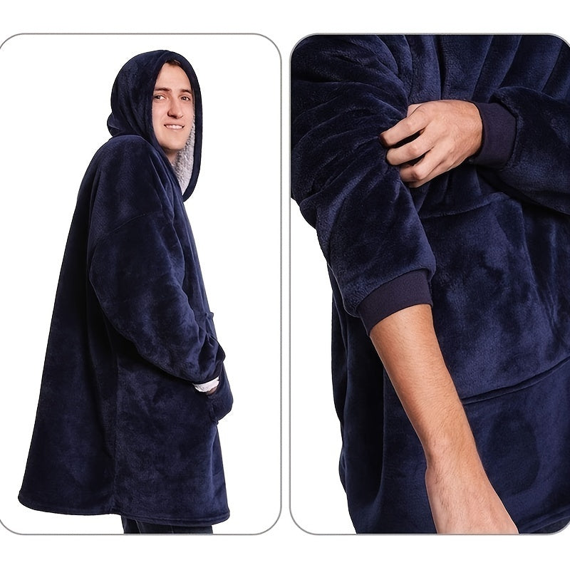 Luna Sherpa Hoodie Decke – Ultraweich und Bequem für die Kältesten Tage