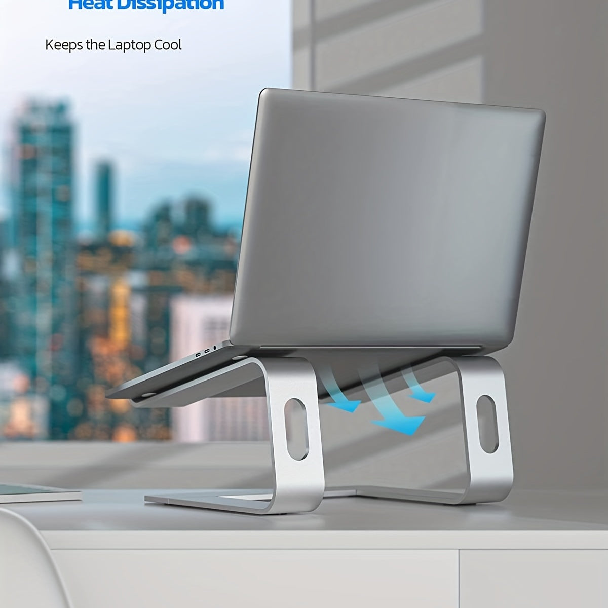 ErgoLift Laptopständer – Erhöhtes Arbeiten mit Stil und Stabilität