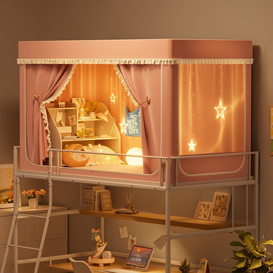 StarryBunk Verstellbares Etagenbett – Gemütlich & Geschützt mit Moskitonetz