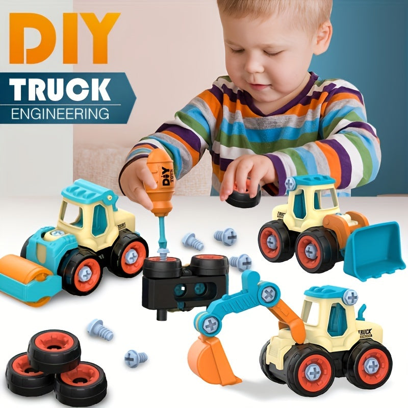 DIY Lastwagen Baukasten - Kreatives Spielzeug für Kinder