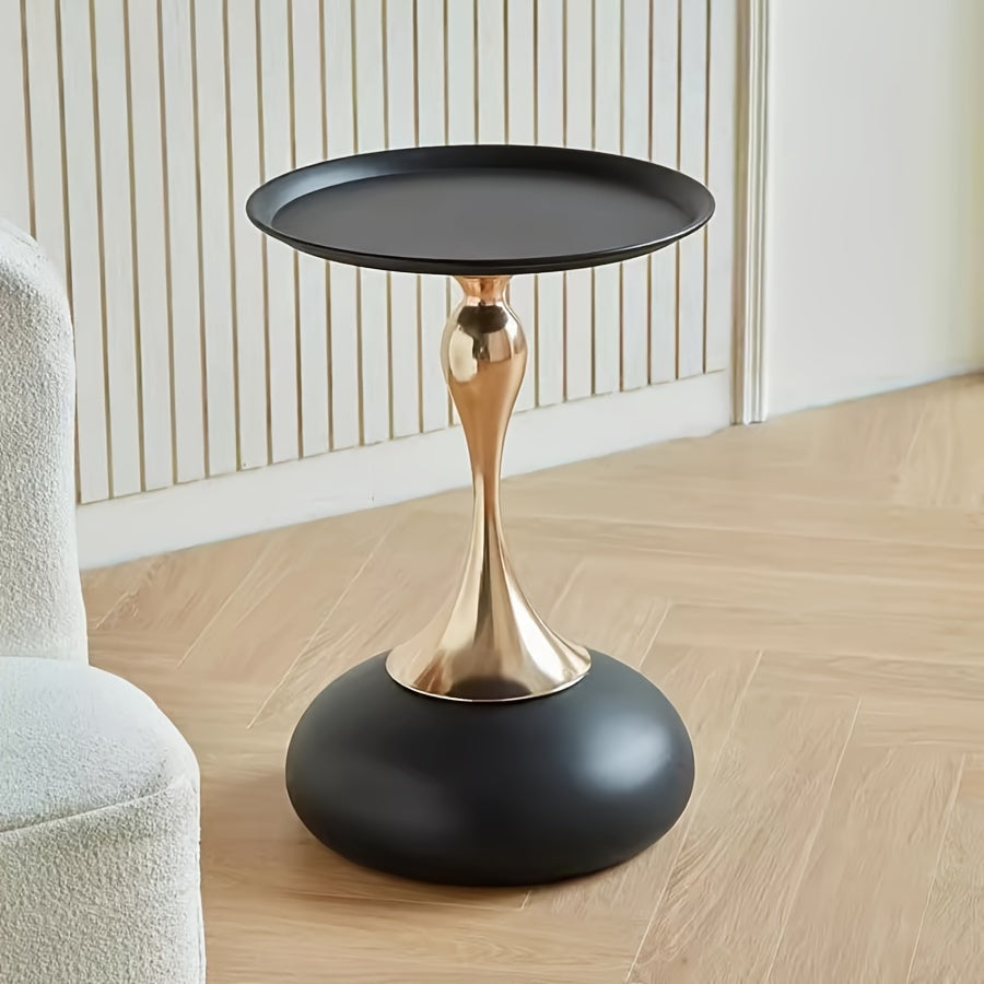 Ningqin Gold-Weißer Beistelltisch – Kompaktes und Schickes Design