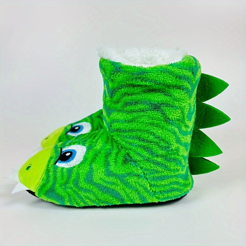 Fröhliche Dinosaurier-Slipper für Kinder – Für gemütliche Herbst- und Wintertage
