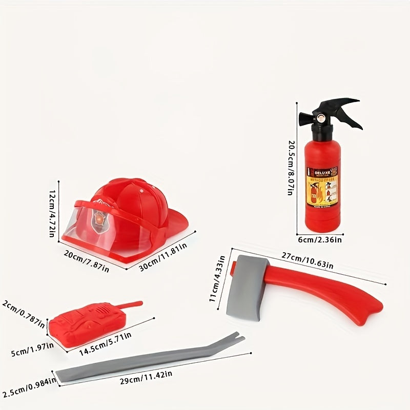 Feuerwehrmann Action-Set für Kinder – Für Abenteuerliches Spielen