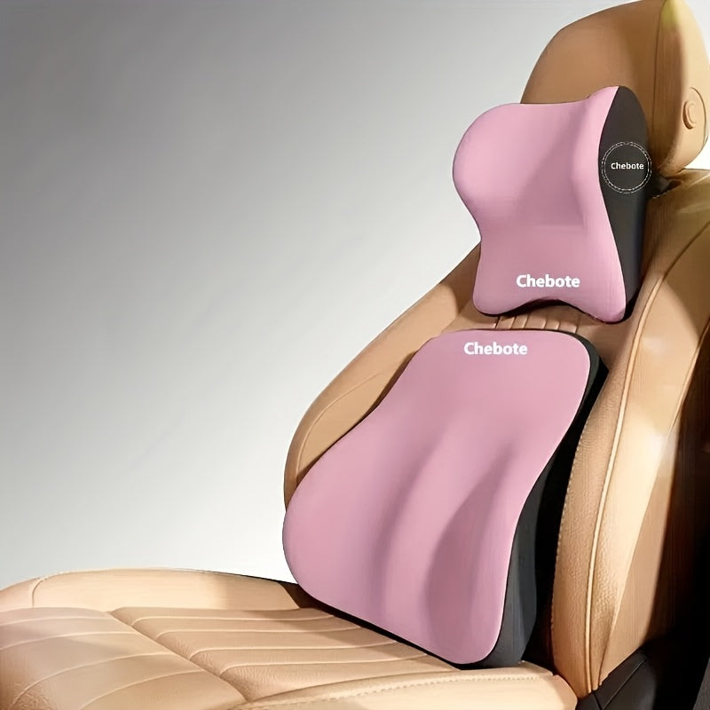Ergonomisches Autositzkissen-Set – Memory Foam Lenden- und Nackenstütze
