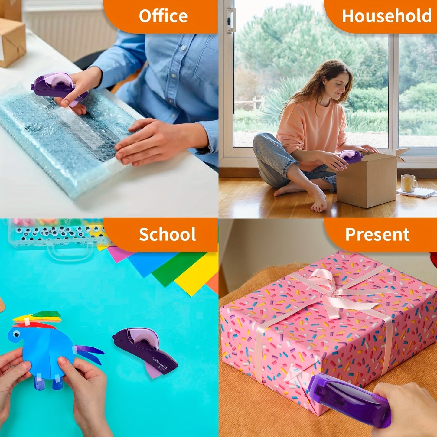 QuickSeal Klebebandspender – Superschnelles Kleben mit einer Hand