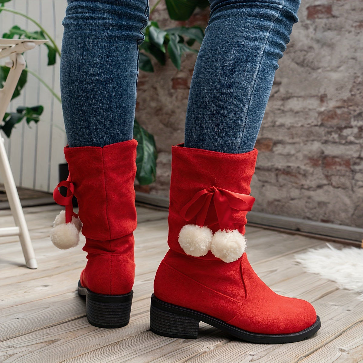 Lena Winterstiefel mit Pompon - Für Einen Verspielten Winterlook