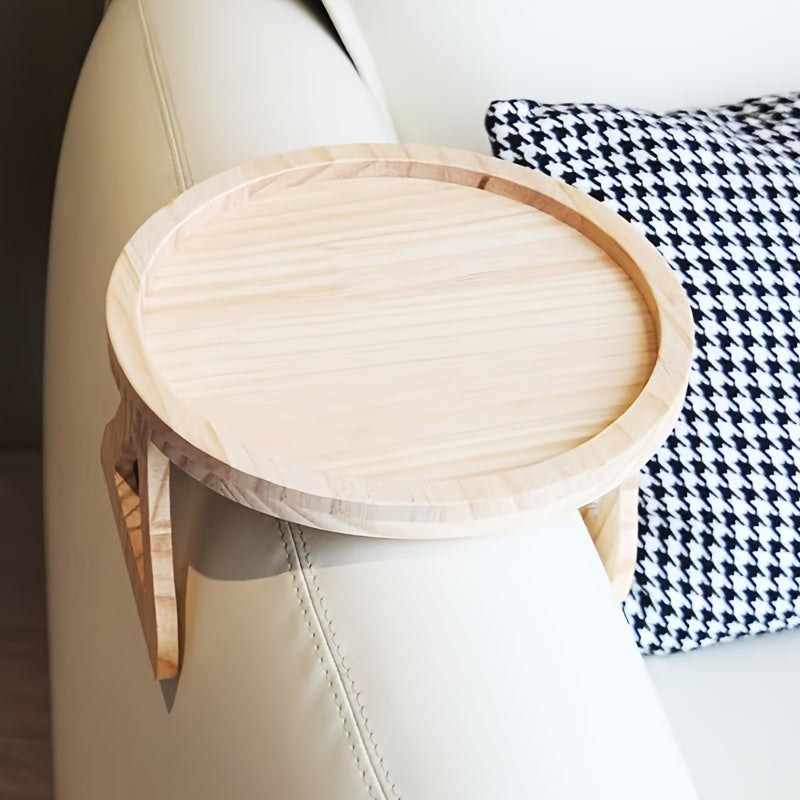 Praktisches Bambus-Tablett – Kompakt und Praktisch für Sofa und Bett