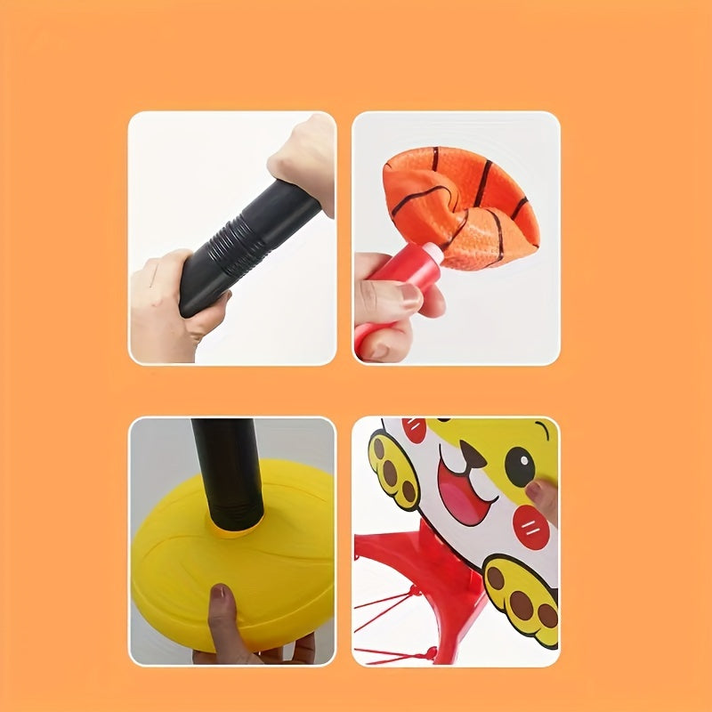 Fröhlicher Tiger Basketballkorb – Ideal für aktive Kinder