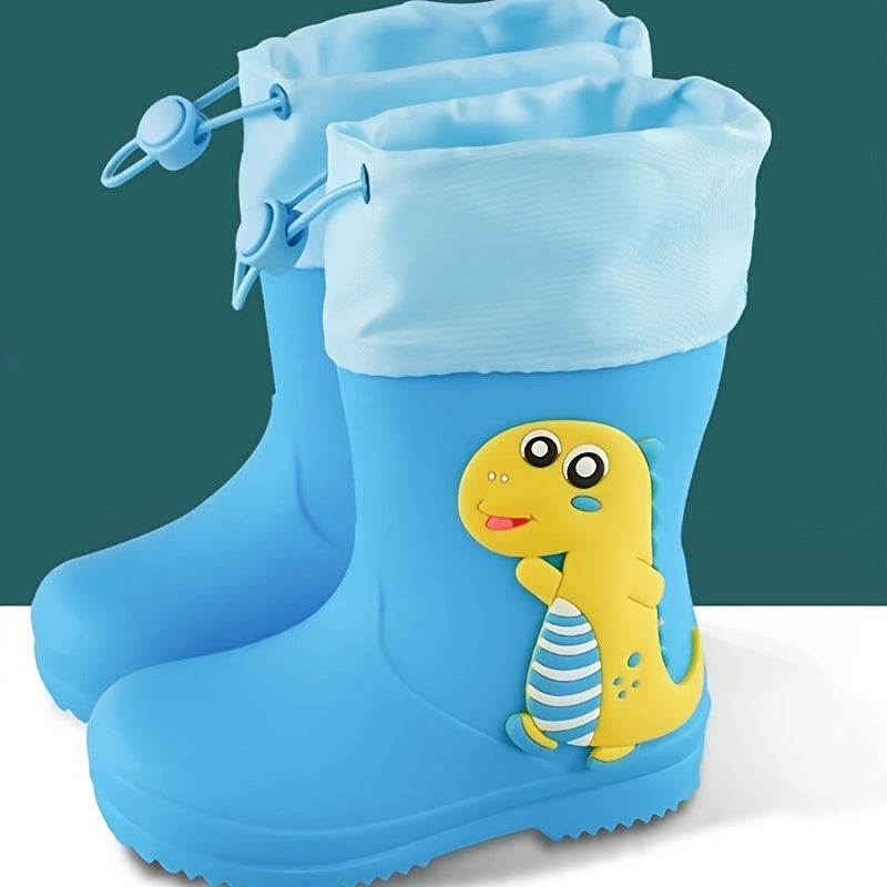 Dino & Bunny Gummistiefel für Kinder - Verspielter Wasserdichter Schutz