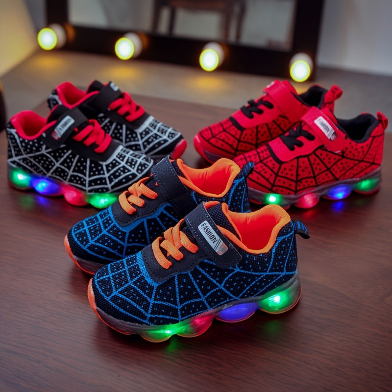 Spider-Man Sneakers mit LED – Abenteuer in jedem Schritt für dein Kind