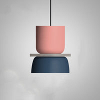 Klein rosa & blau