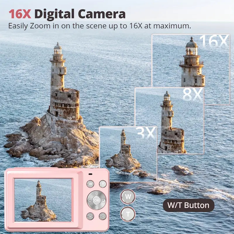 RetroSnap Digitalkamera – Vintage-Look mit moderner Technologie