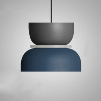 Mittel grau & blau