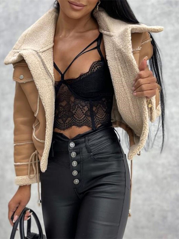 Sophie Stylische Bikerjacke – Bequem und Trendy