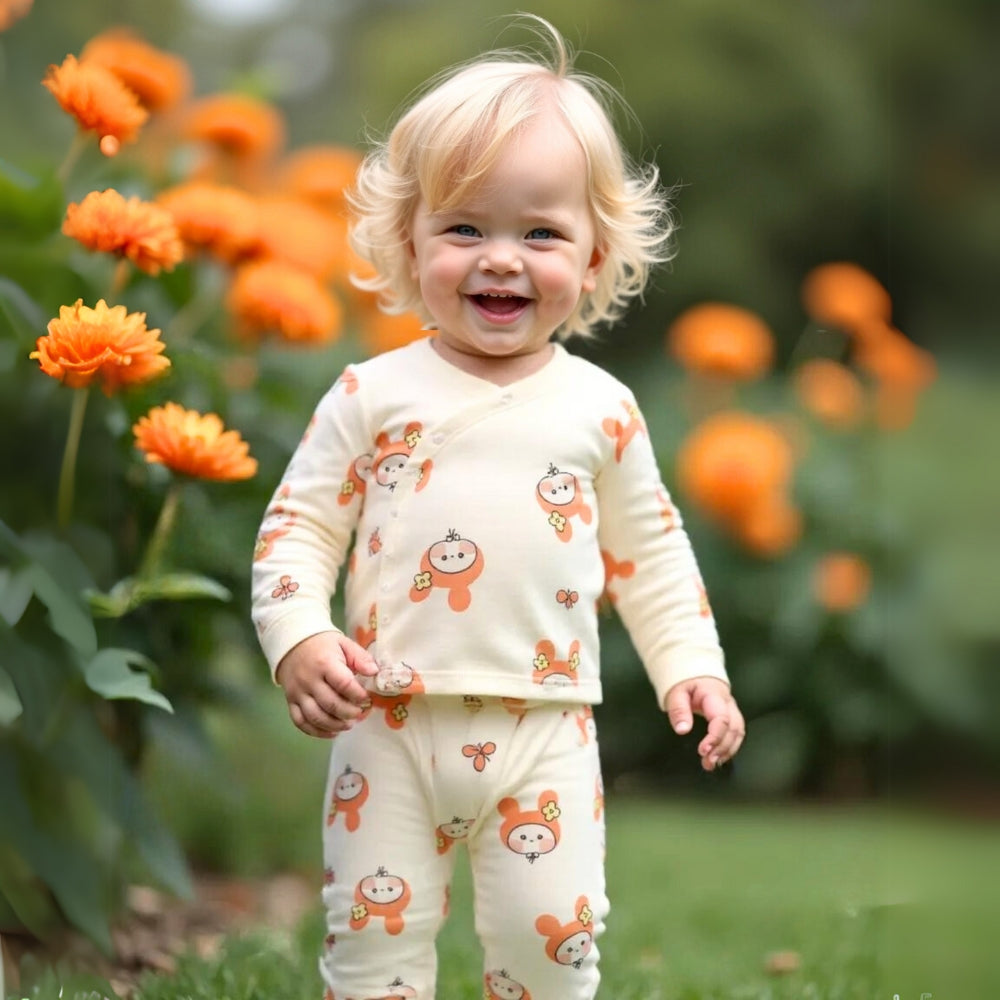 Lieber Tierdruck Babyset – Bequem und Niedlich Tag und Nacht