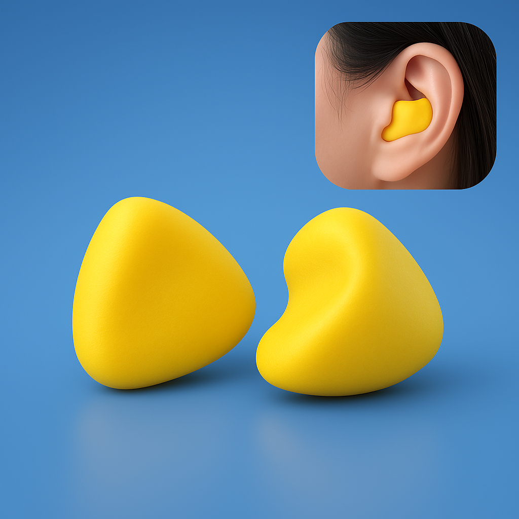 NoiseShield Ohrstöpsel – Ruhig Schlafen und Volle Konzentration