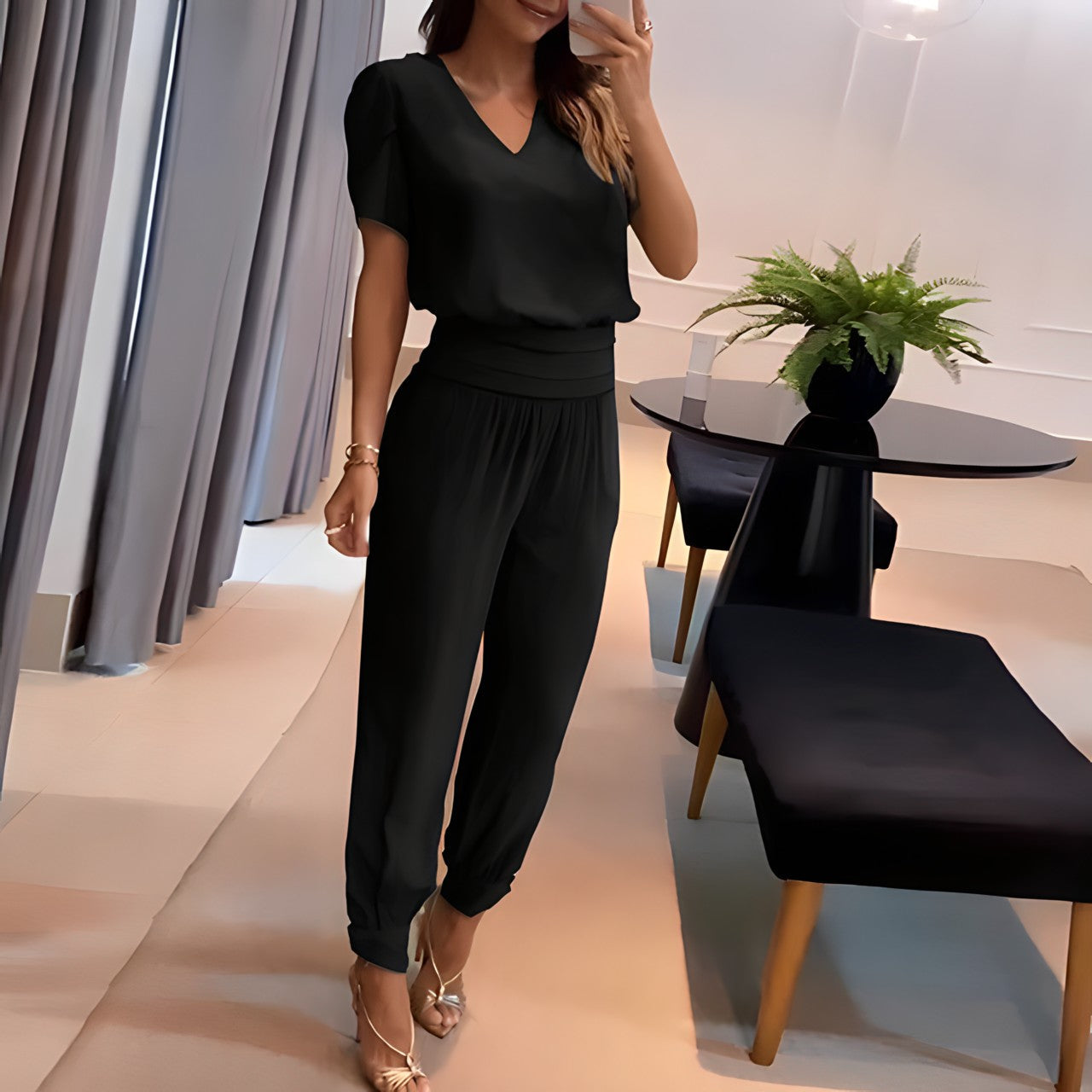 UrbanChic Zweiteiler – Mühelose Eleganz für jeden Tag