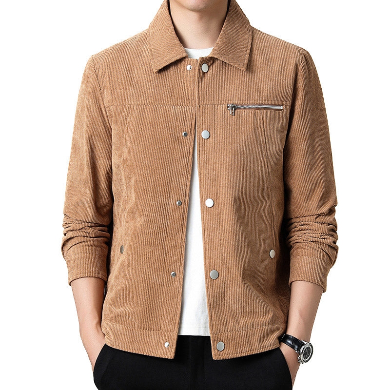 Moderne Cordjacke – Stilvolle Schicht für Männer