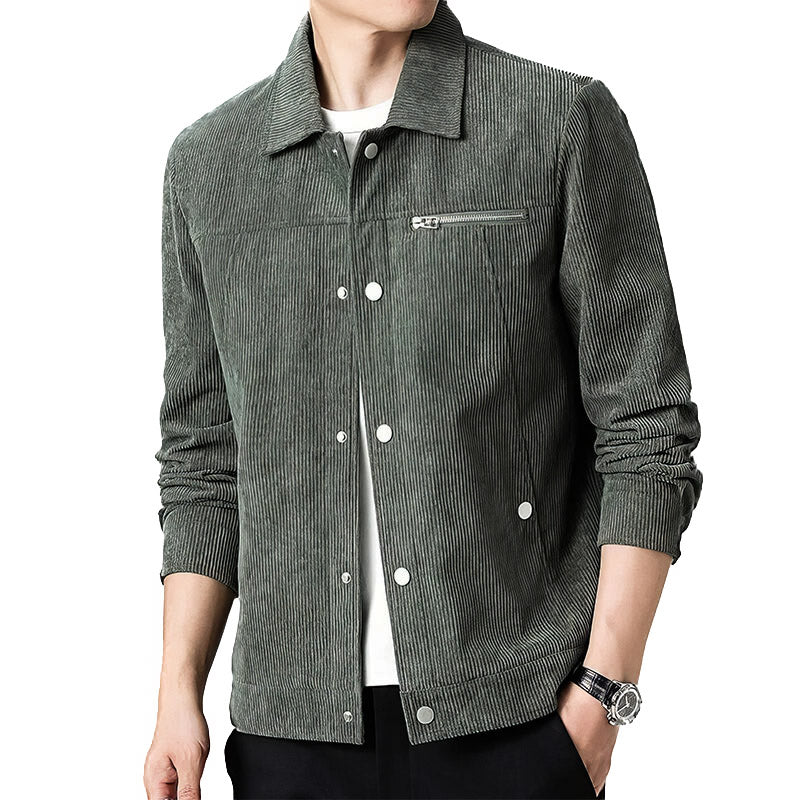 Moderne Cordjacke – Stilvolle Schicht für Männer