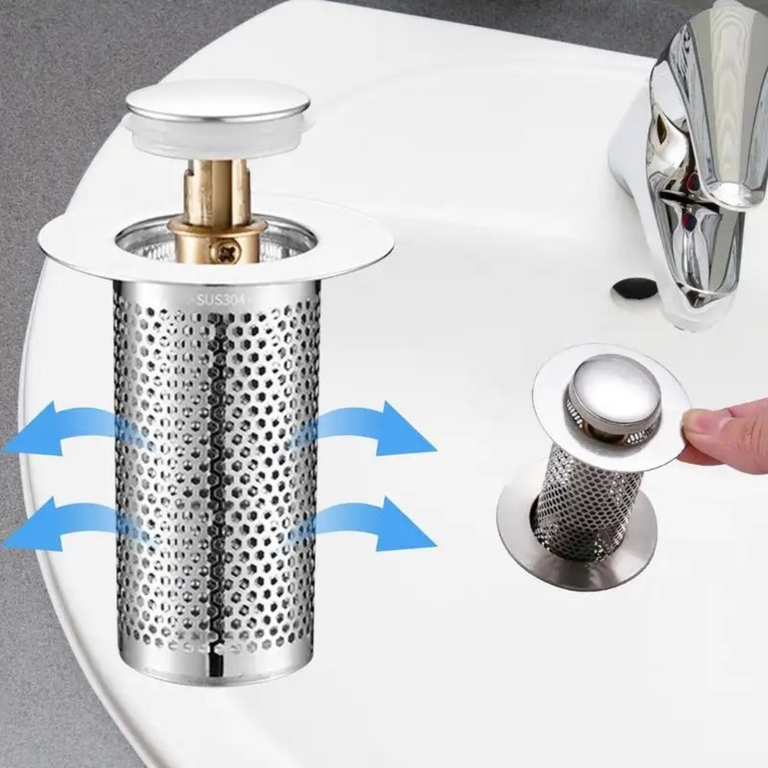 DrainMaster Pop-Up Abflussstopfen – Universell, Langlebig und Stilvoll
