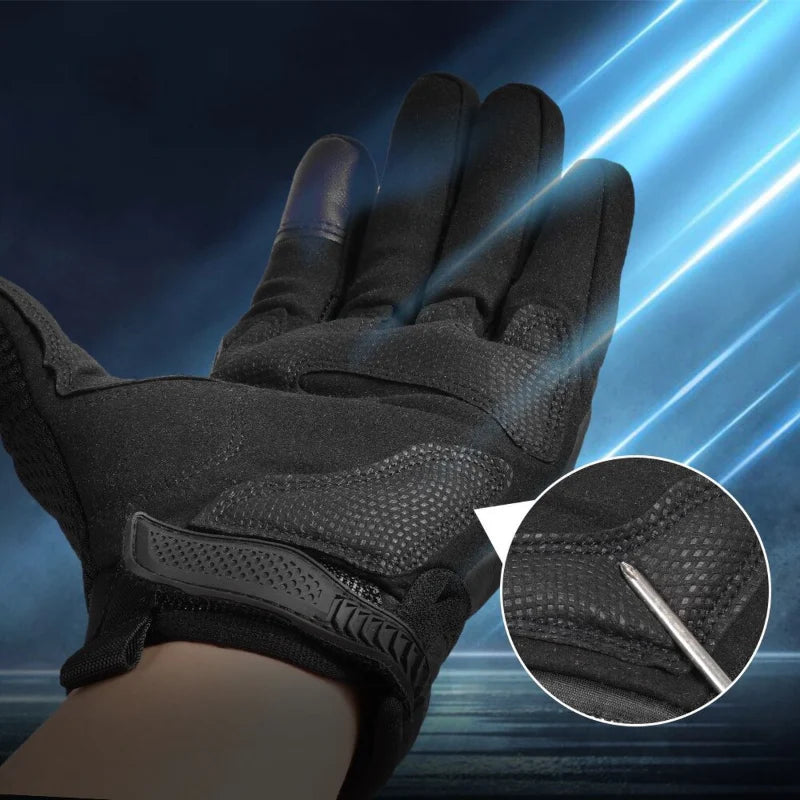AirFlex Motorradhandschuhe – Atmungsaktives PU-Leder für Komfort und Sicherheit