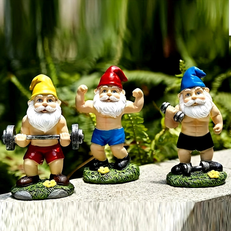 Sportliche Zwerge – Lustige Gartenfiguren für eine verspielte Atmosphäre