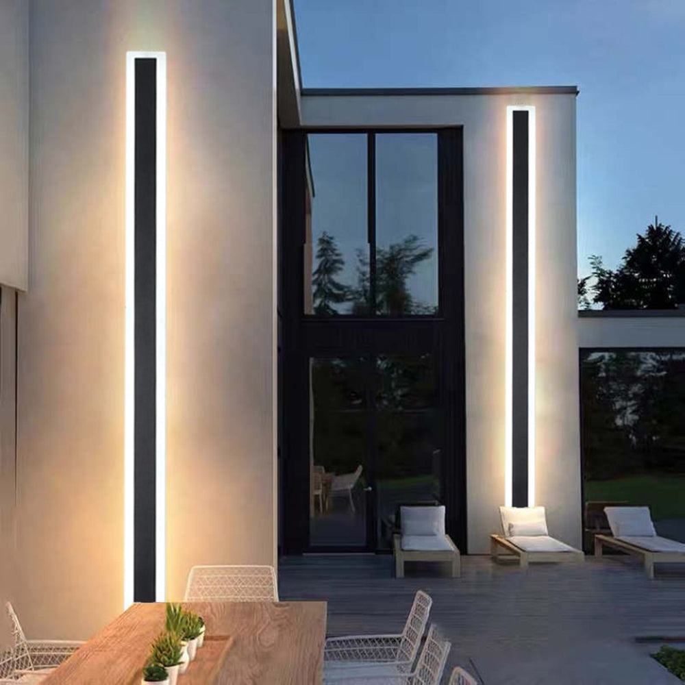 LumiLine Außenlampe – Minimalistisches Design mit Warmem Licht