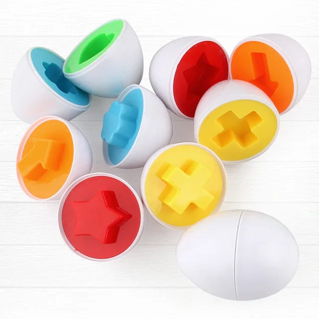 Formen-Matching-Eier – Pädagogischer Spielspaß für Kinder