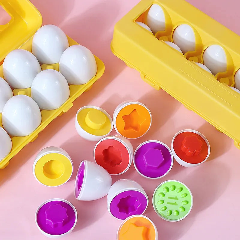 Formen-Matching-Eier – Pädagogischer Spielspaß für Kinder