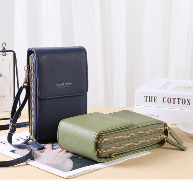 Touchscreen-Handtasche mit Geldbörse-Funktion – Kompakte Crossbody für den täglichen Gebrauch