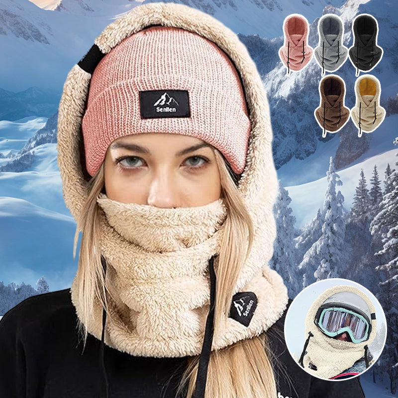 PolarGuard 3-in-1 Wintermütze – Warm, Winddicht und Multifunktional