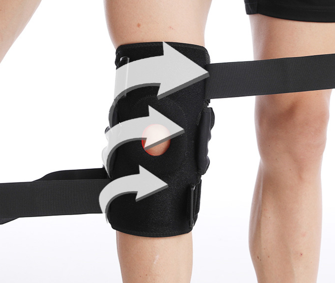 Stabilisierende Kniebandage für Sport und Rehabilitation – Verstellbar und Komfortabel