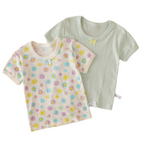 Mint und Blumen-Schleife