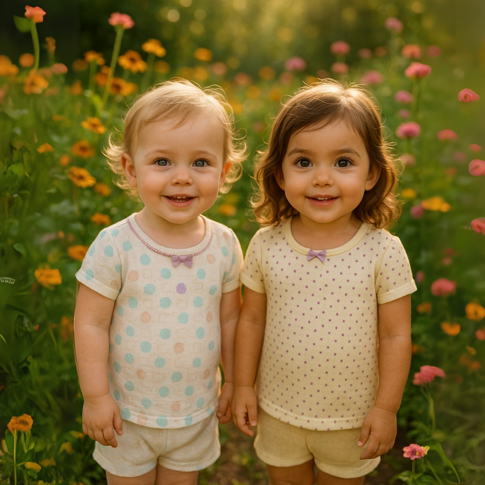 Fröhliches Baby T-Shirt Set – Bequem und Verspielt für Jeden Tag
