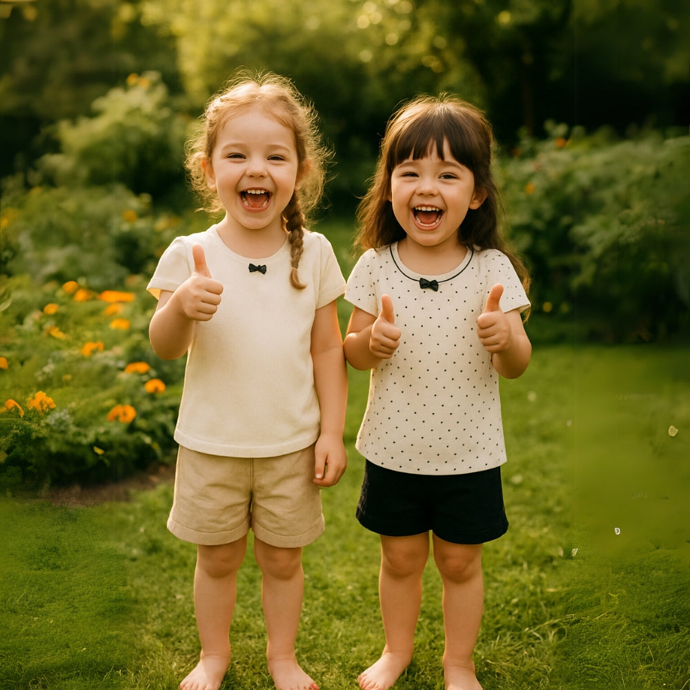 Fröhliches Baby T-Shirt Set – Bequem und Verspielt für Jeden Tag